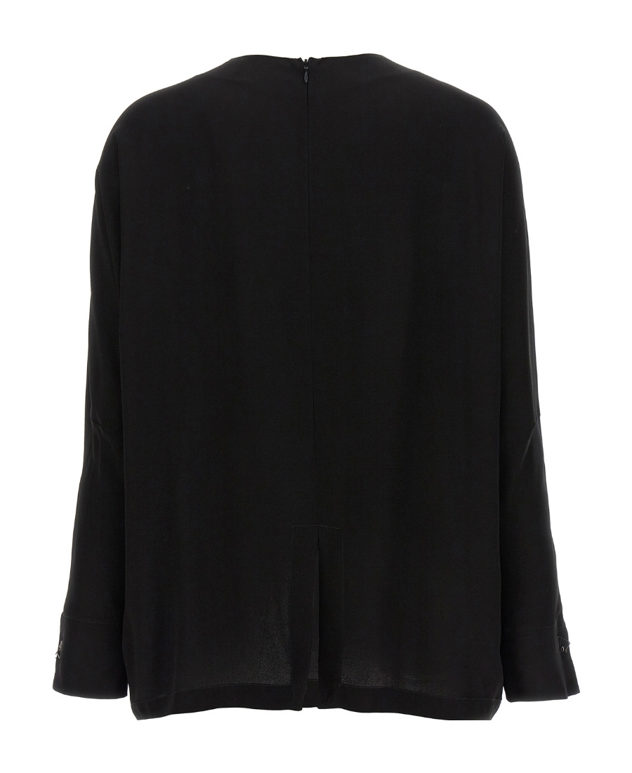 FABIANA FILIPPI FABIANA FILIPPI CUFFLINKS DETAILED CREWNECK BLOUSE