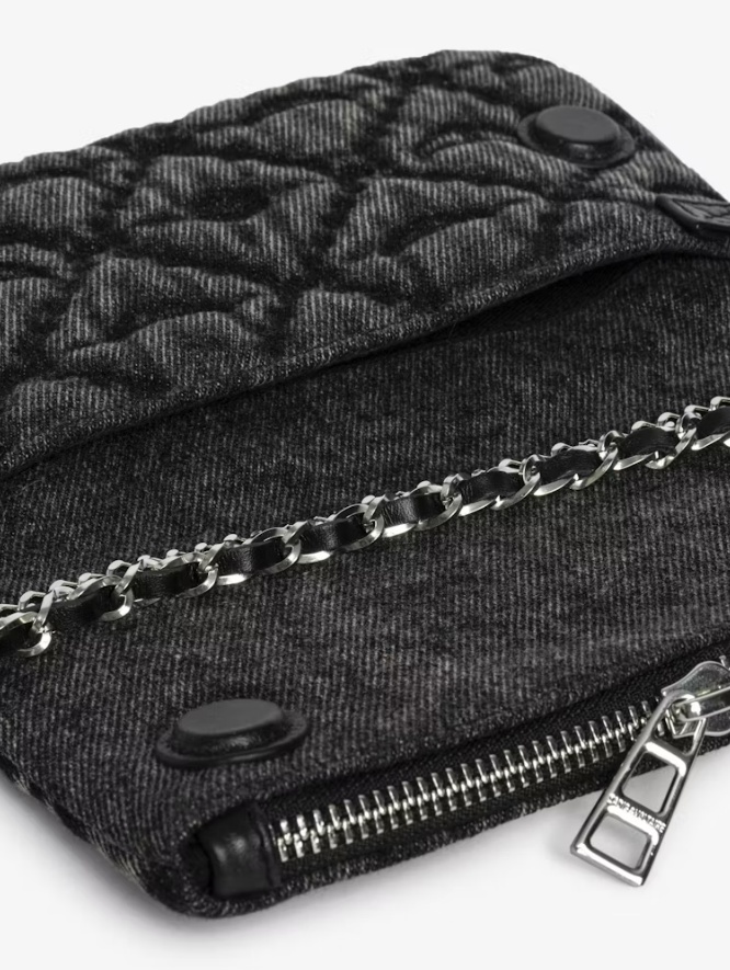 Zadig & Voltaire Nano Chain Shoulder Bag In Black
