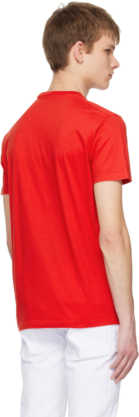 Dsquared2 Logo-print Short-sleeve T-shirt In Red