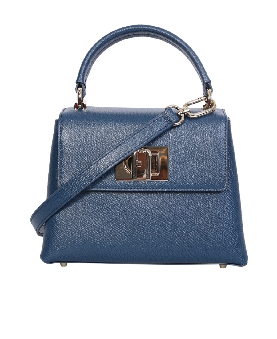 Furla Mini 1927 Tote Bag In Blue