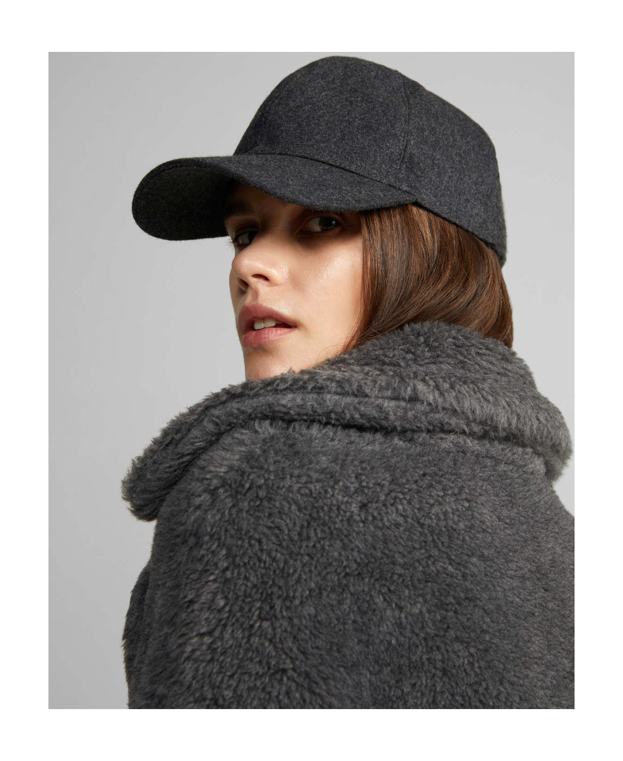 Max Mara Teddy Bear Icon Coat In Gray