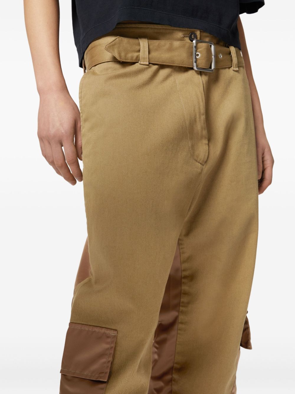 Pinko Slouchy Cargo Pants With Belt