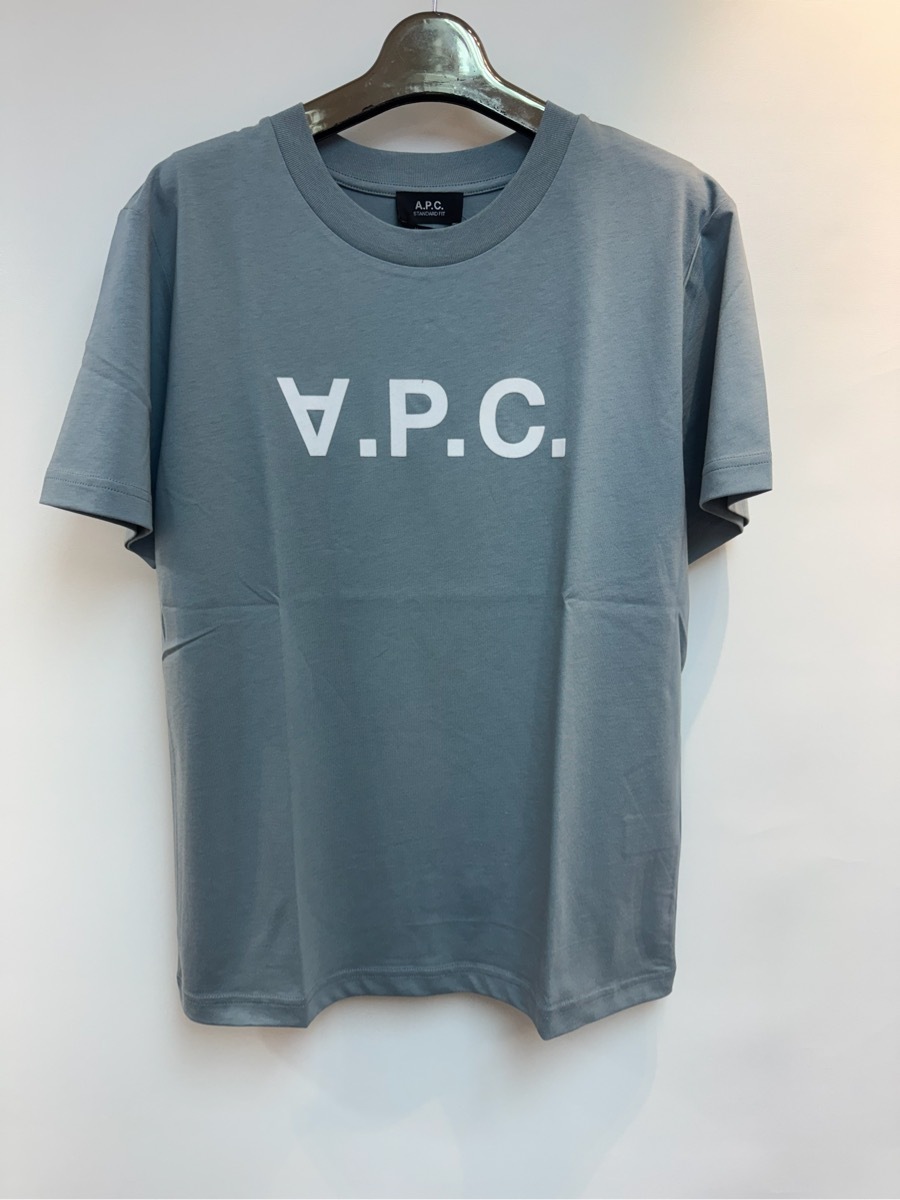 Apc Crew Neck T Shirt In Blue