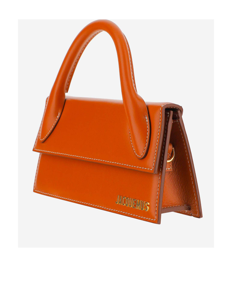 Jacquemus Le Chiquito Long Bag Light Brown In Red