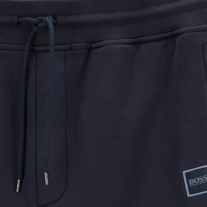 Shop Hugo Boss Logo-laced Sweatpants In Black