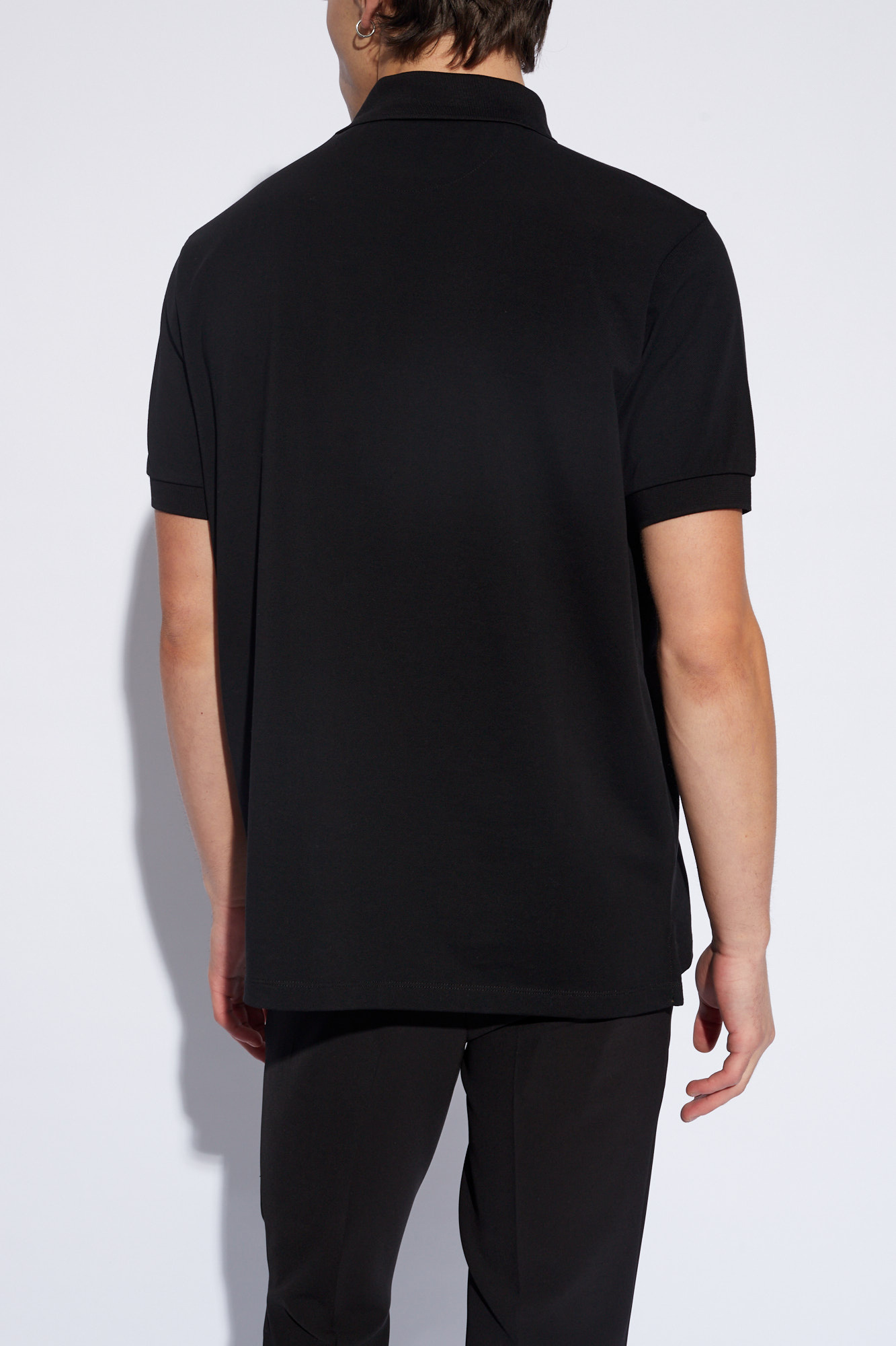 Shop Paul Smith Cotton Polo Shirt In Black