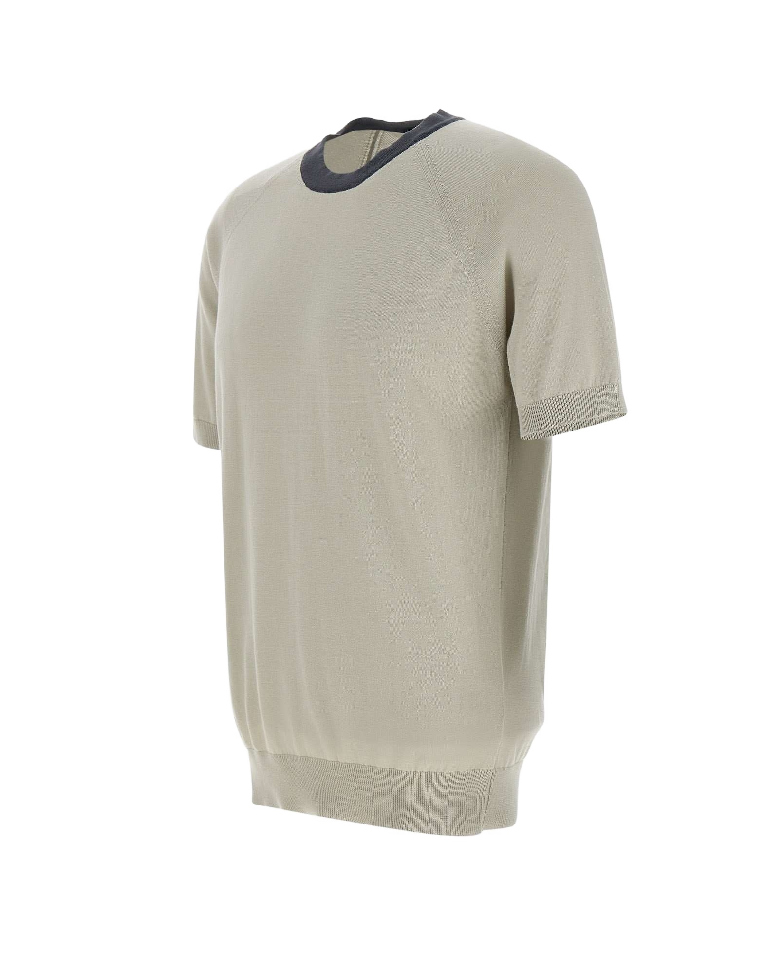 Gran Sasso T-shirt Knitting Pattern Sand  In Gray