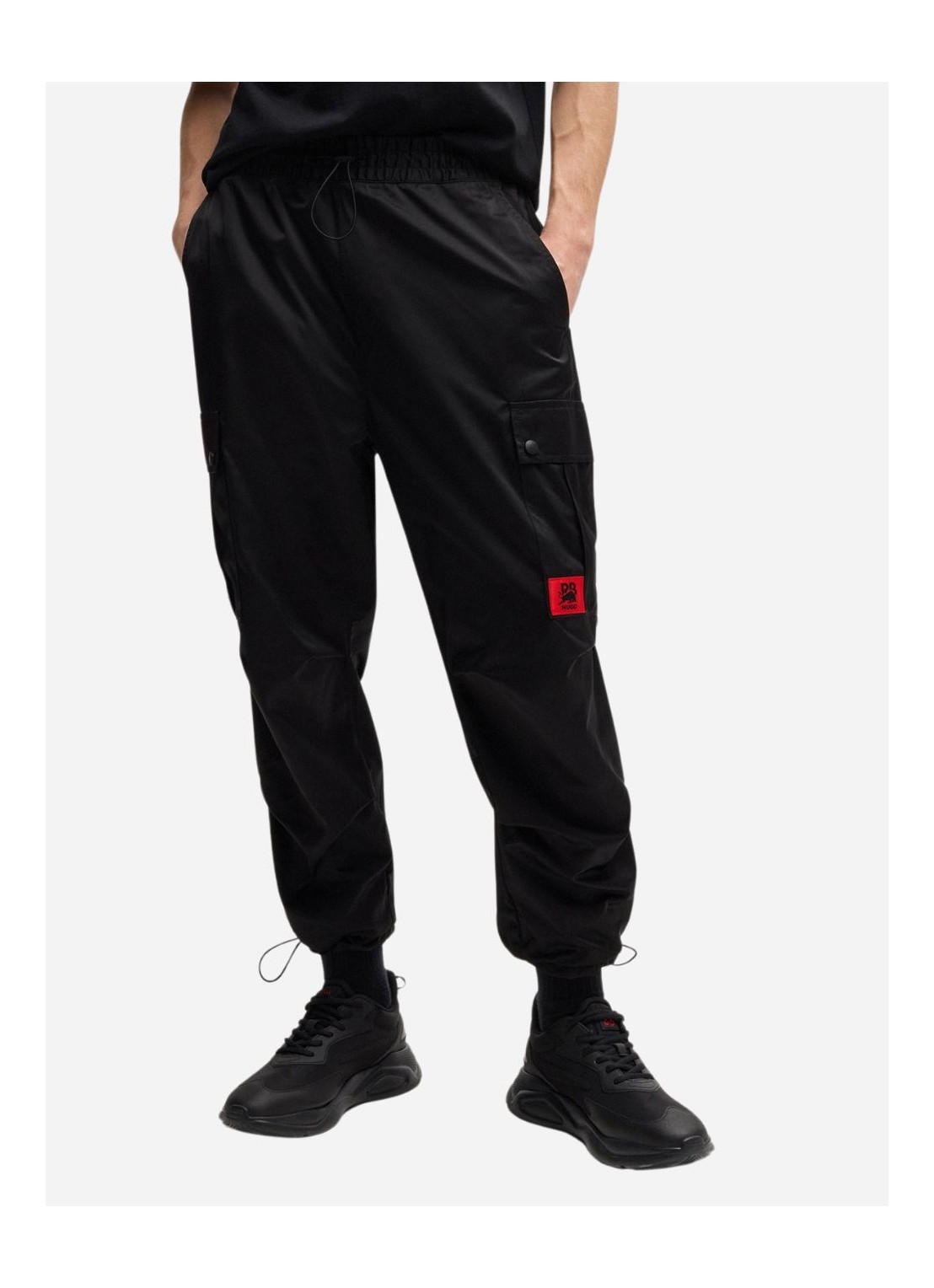 HUGO BOSS ELASTIC WAIST CASUAL PANTS