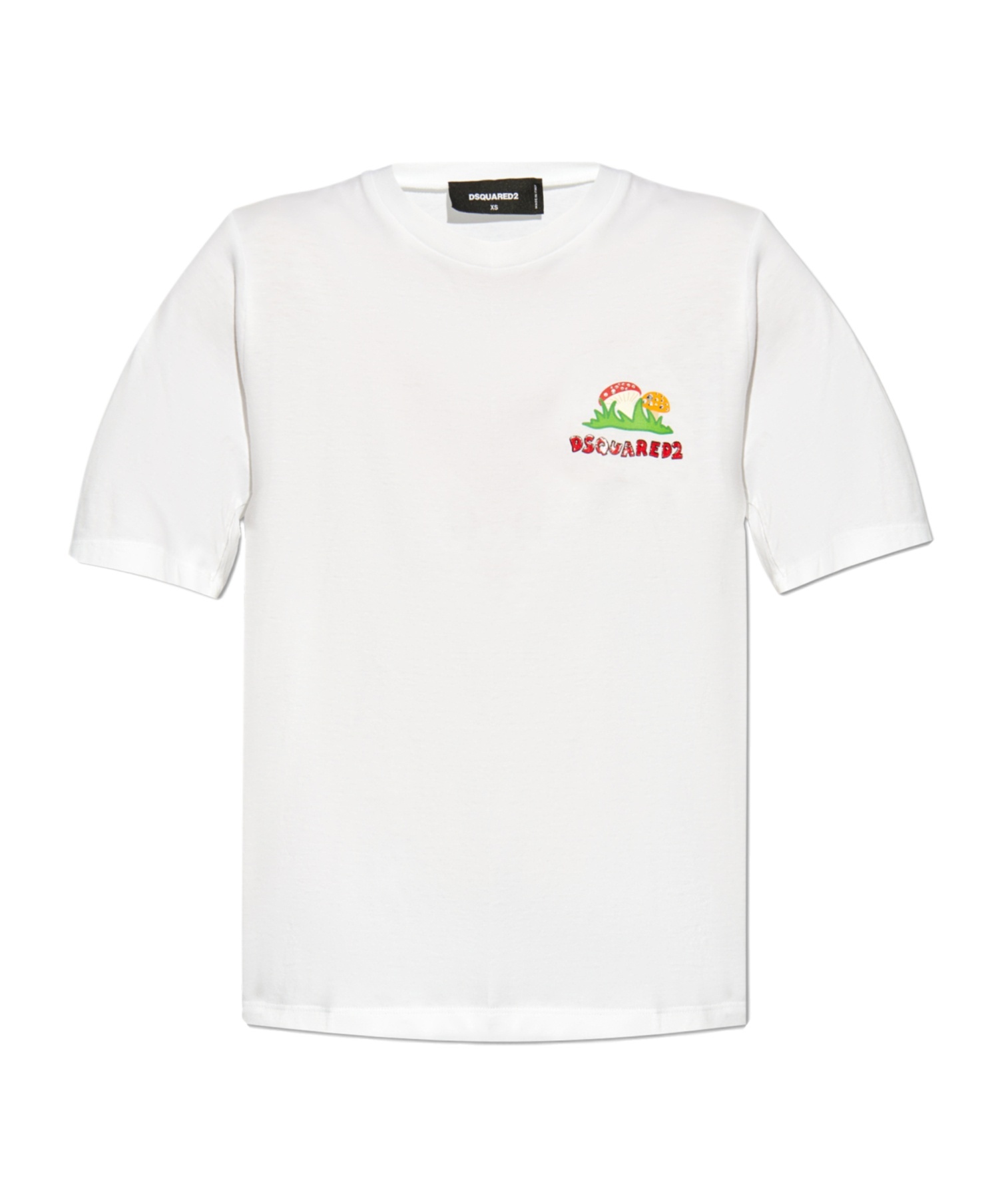 Dsquared2 Graphic-print Cotton T-shirt In White
