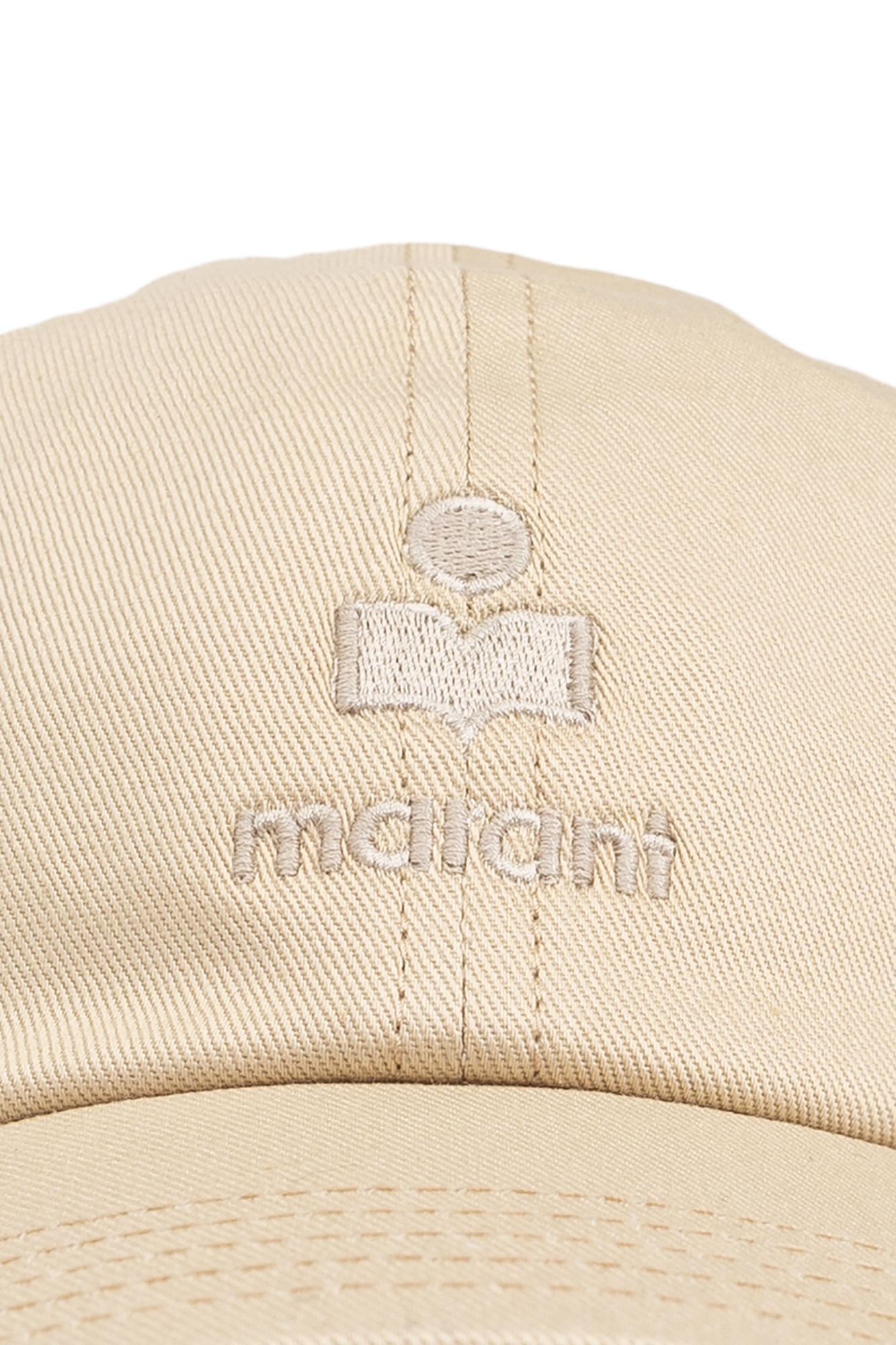 Isabel Marant Tomas Logo Embroidered Baseball Cap In Neutral