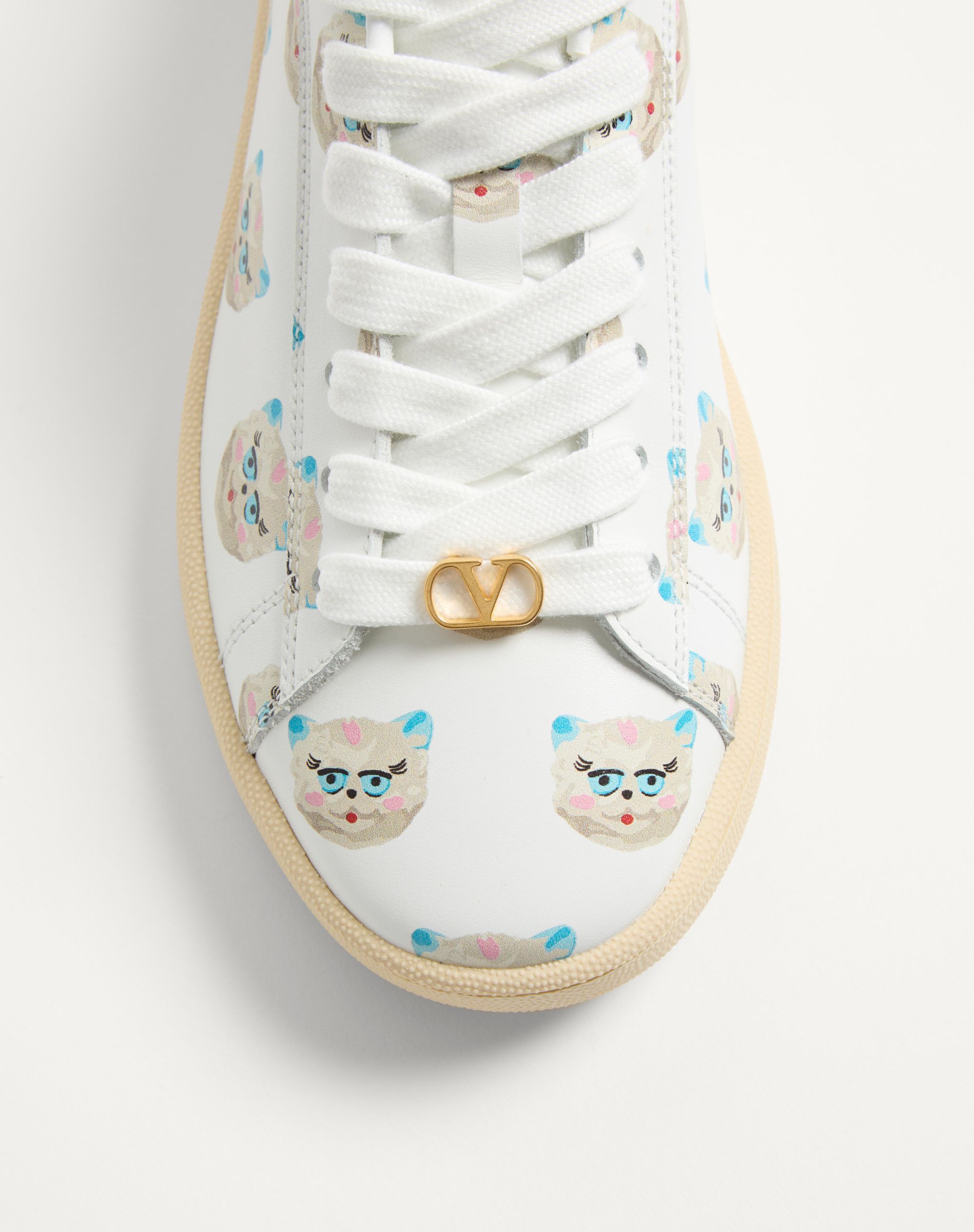 Valentino Royco Le Chat De La Maison Sneakers In White