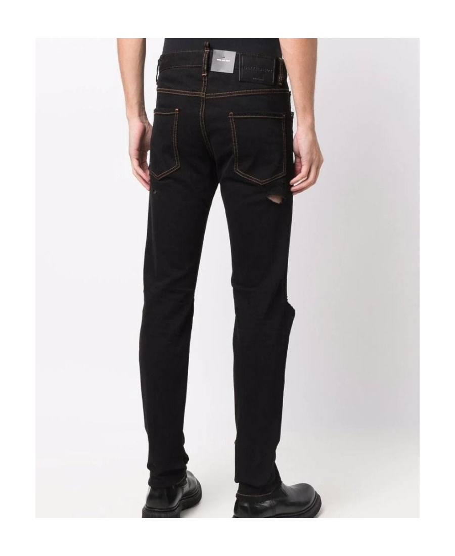 Dsquared2 Distressed-effect Jeans In Black
