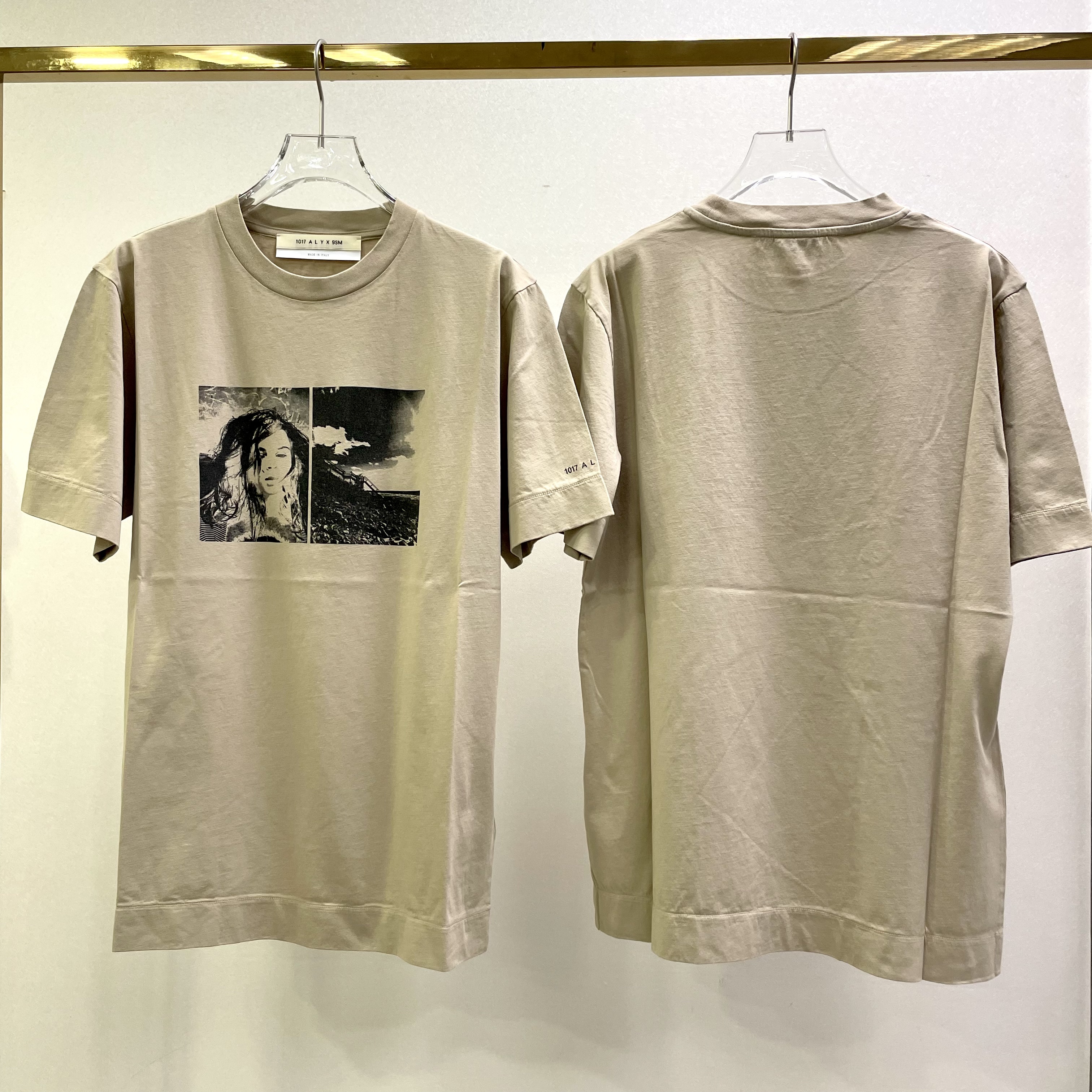 Alyx Portrait Printed Short-sleeved T-shirt In Nude