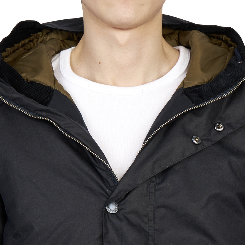 Shop Barbour Long-sleeved Casual Jacket In Black