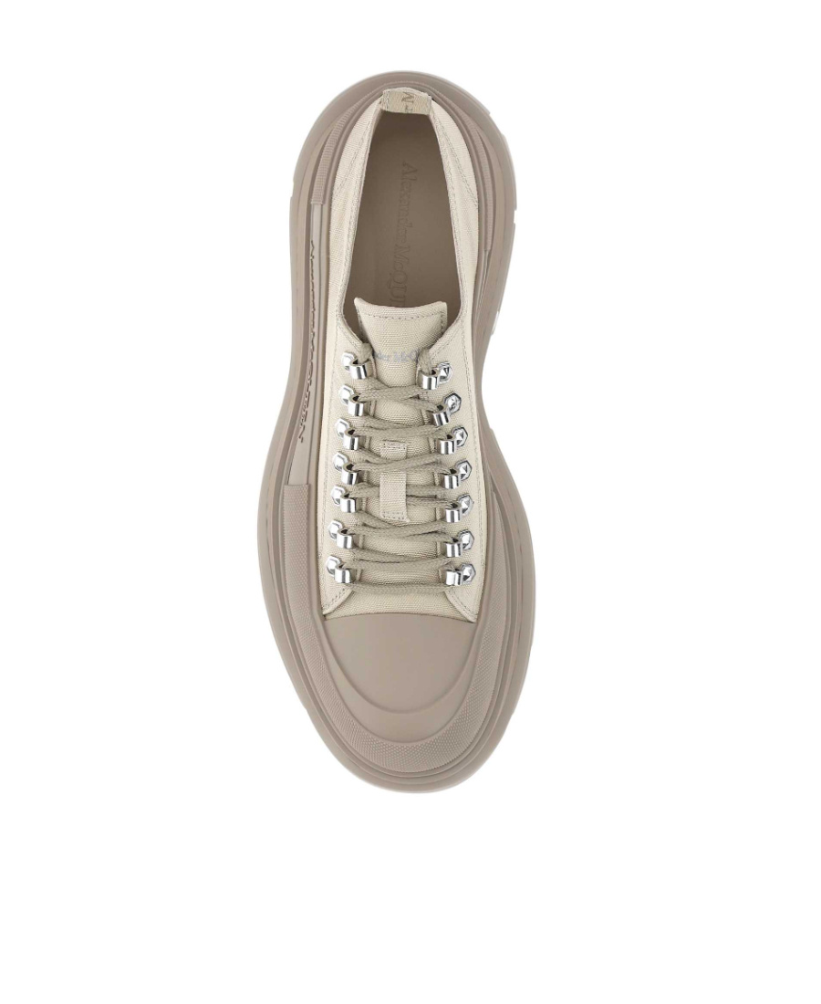 Alexander Mcqueen Tread Slick Sneakers In Nude
