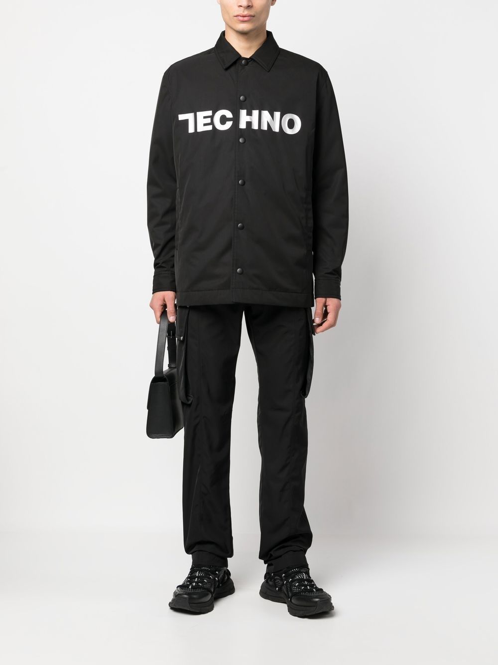 Alyx Long-sleeved Shirt-style Casual Jacket In Black
