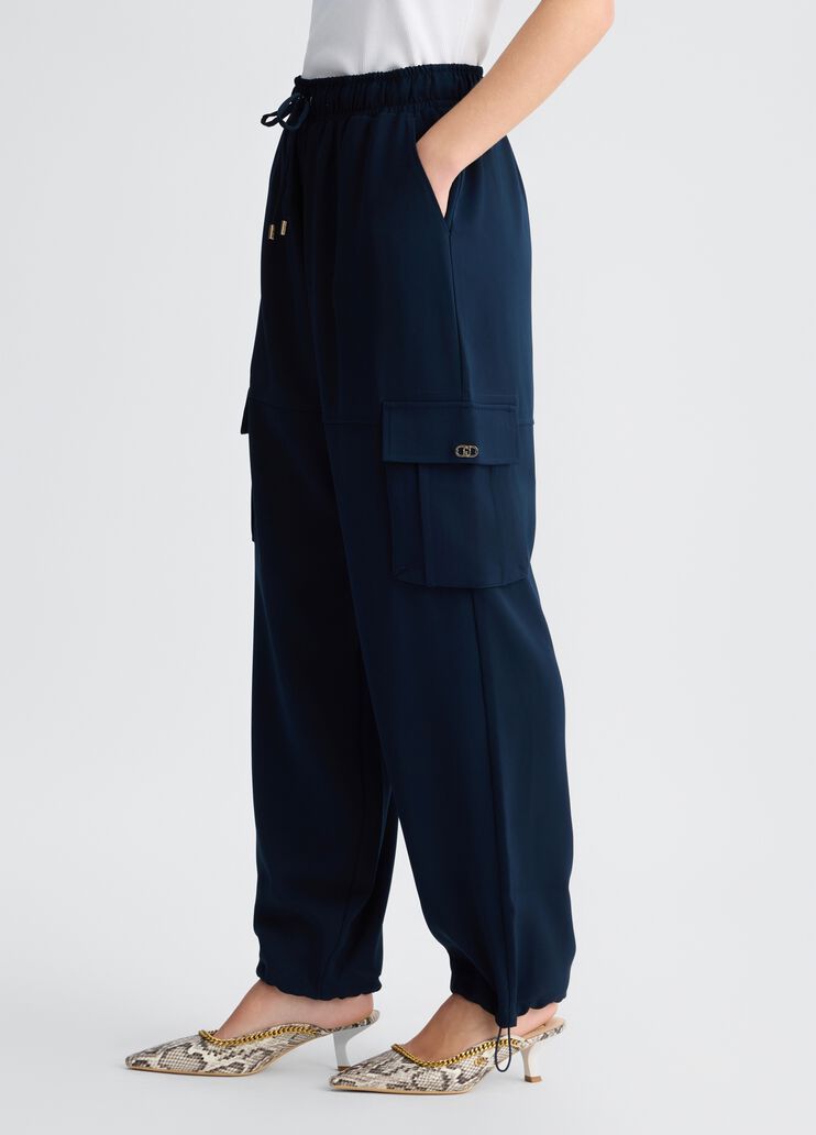 LIU •JO CARGO TRACK PANTS