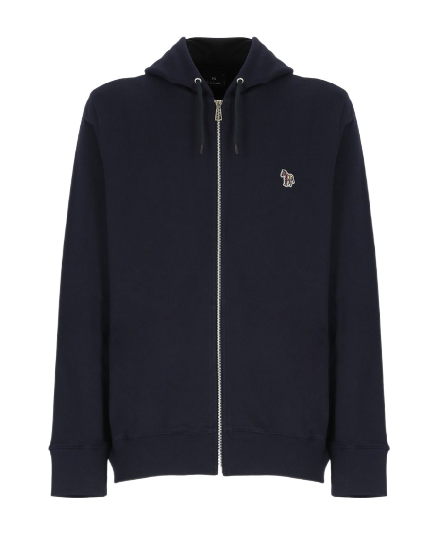 PAUL SMITH ZIPPED ORGANIC COTTON HOODIE