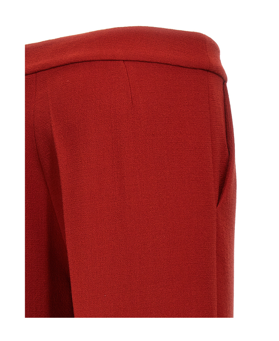 Gianluca Capannolo Red Valerie Straight Leg Pants In Red