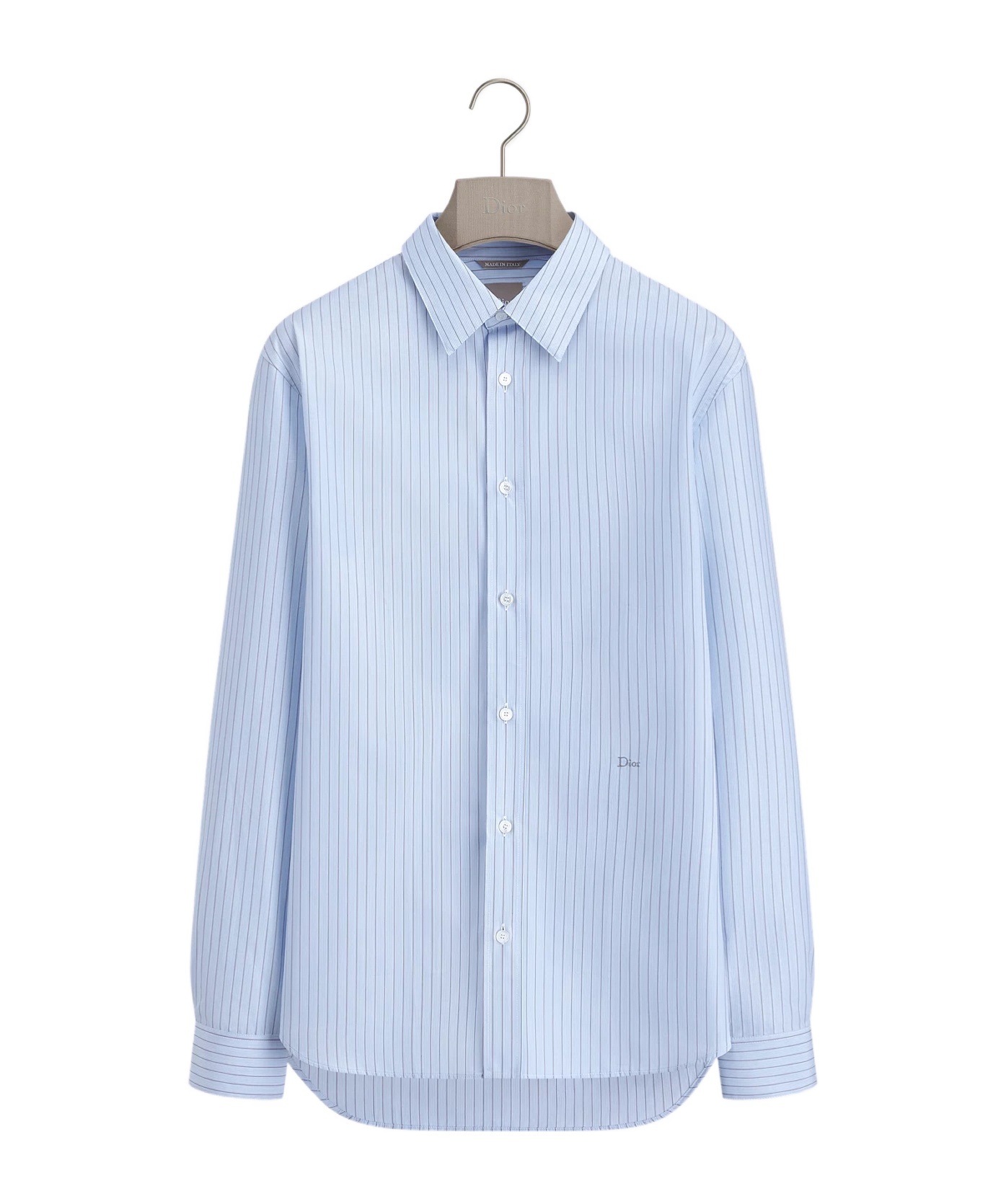 Dior Shirt With  Embroidery In Blue