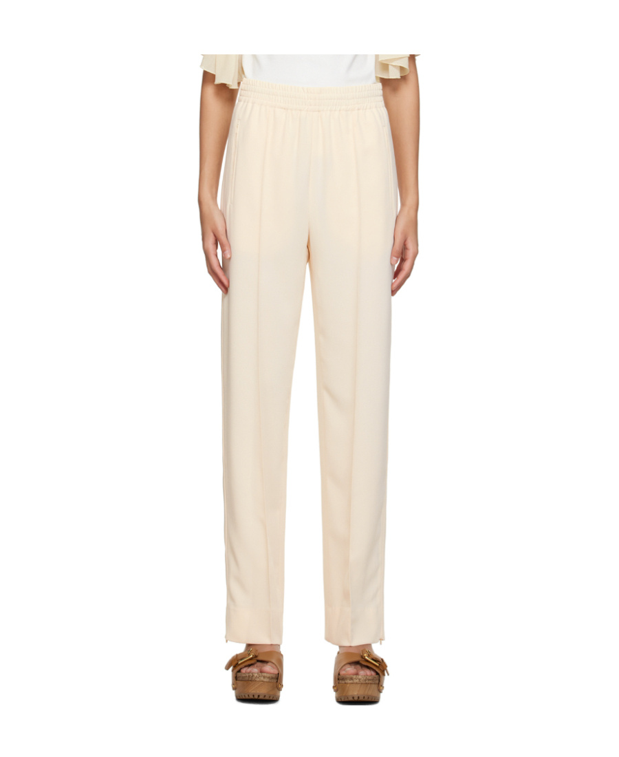 See By Chloé Straight-leg Track Pants In White