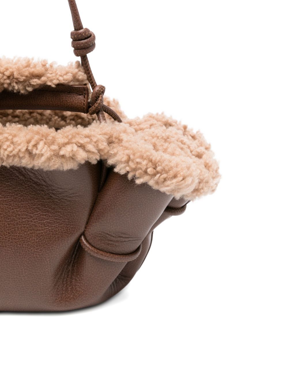 Hereu Handle Shoulder Bag In Green