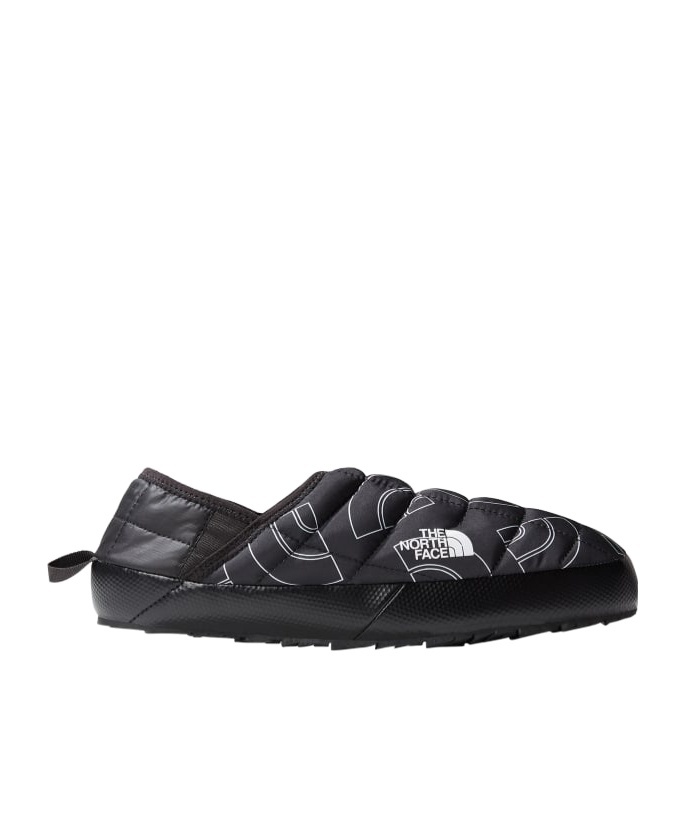 The North Face Thermoball Traction V Quilted Mules In Black