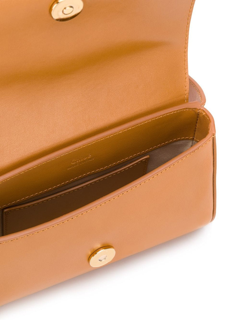 Chloé C Logo Waist Bag In Brown