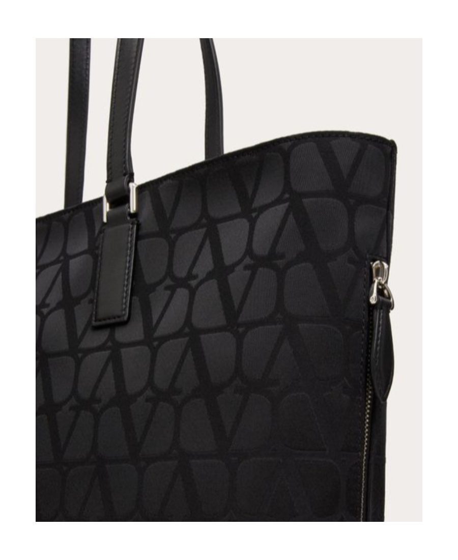 VALENTINO GARAVANI VALENTINO TOILE ICONOGRAPHE ZIP-UP TOP HANDLE BAG