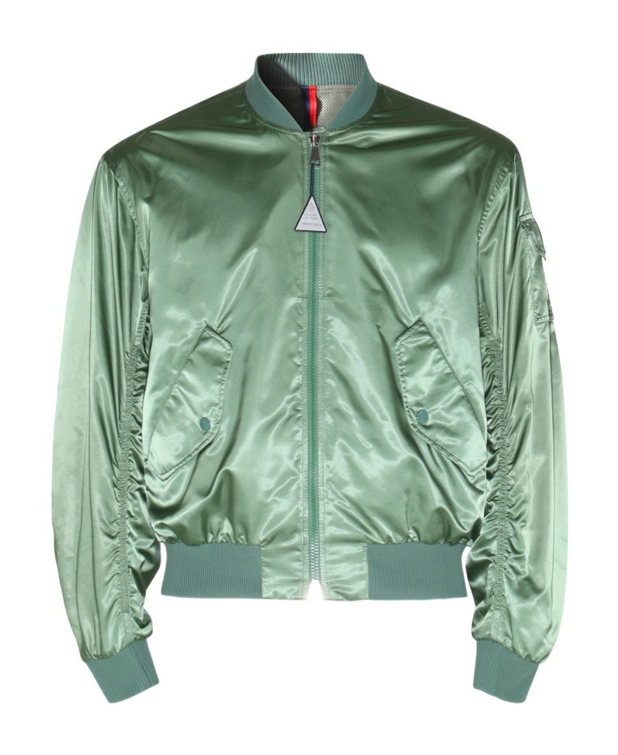 MONCLER LOGO-APPLIQUÉ BOMBER JACKET