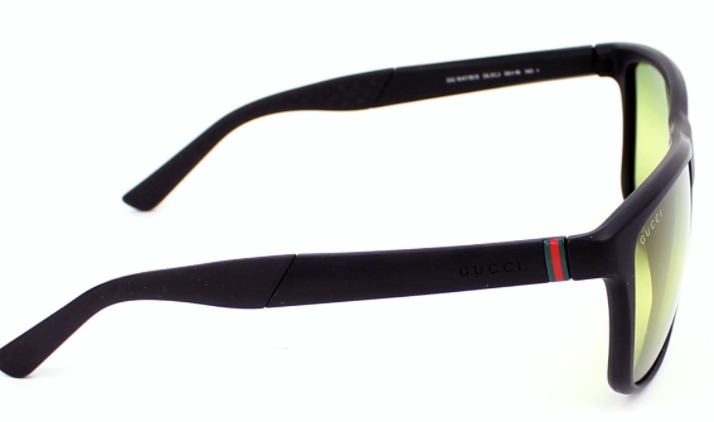 Gucci Square Sunglasses In Yellow