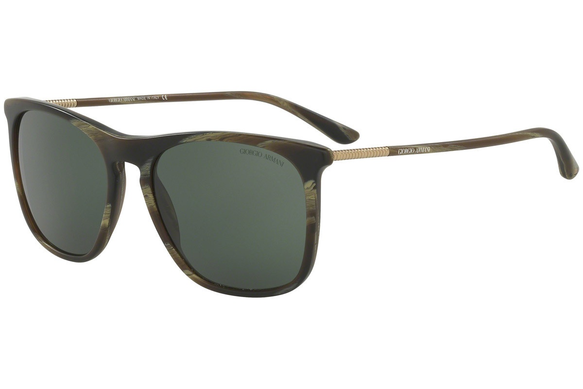 Giorgio Armani Logo Sunglasses In Gray