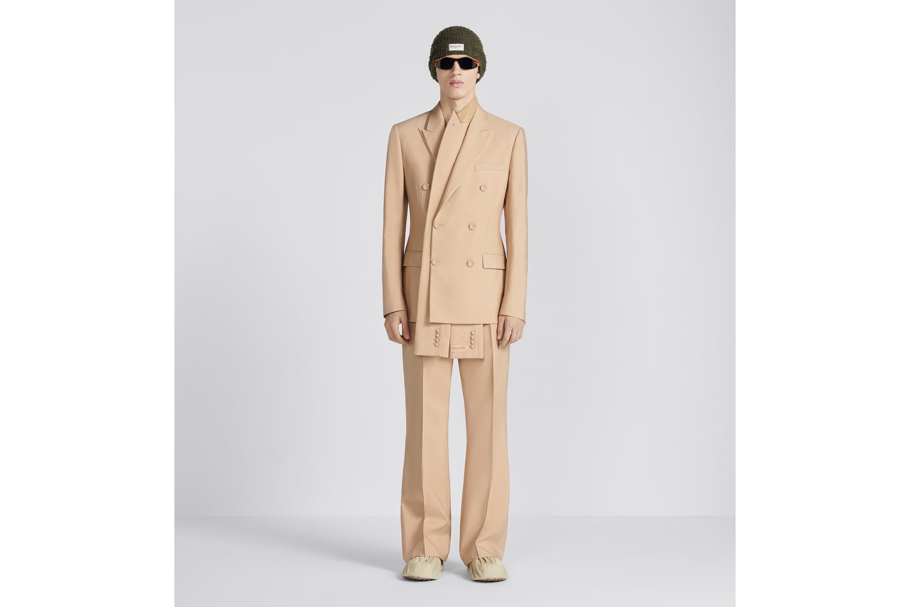 Dior Horn Casual Pants In Brown