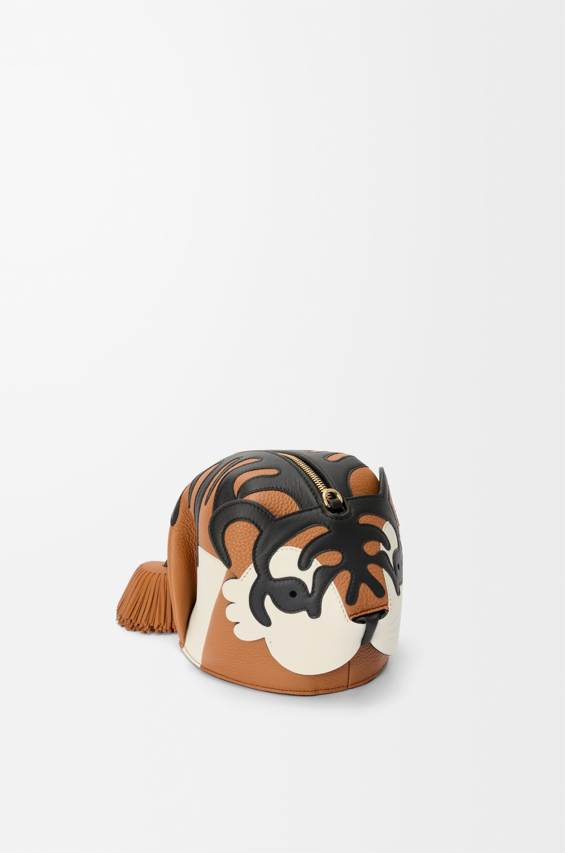 Loewe Tiger Bag In Calfskin In Black
