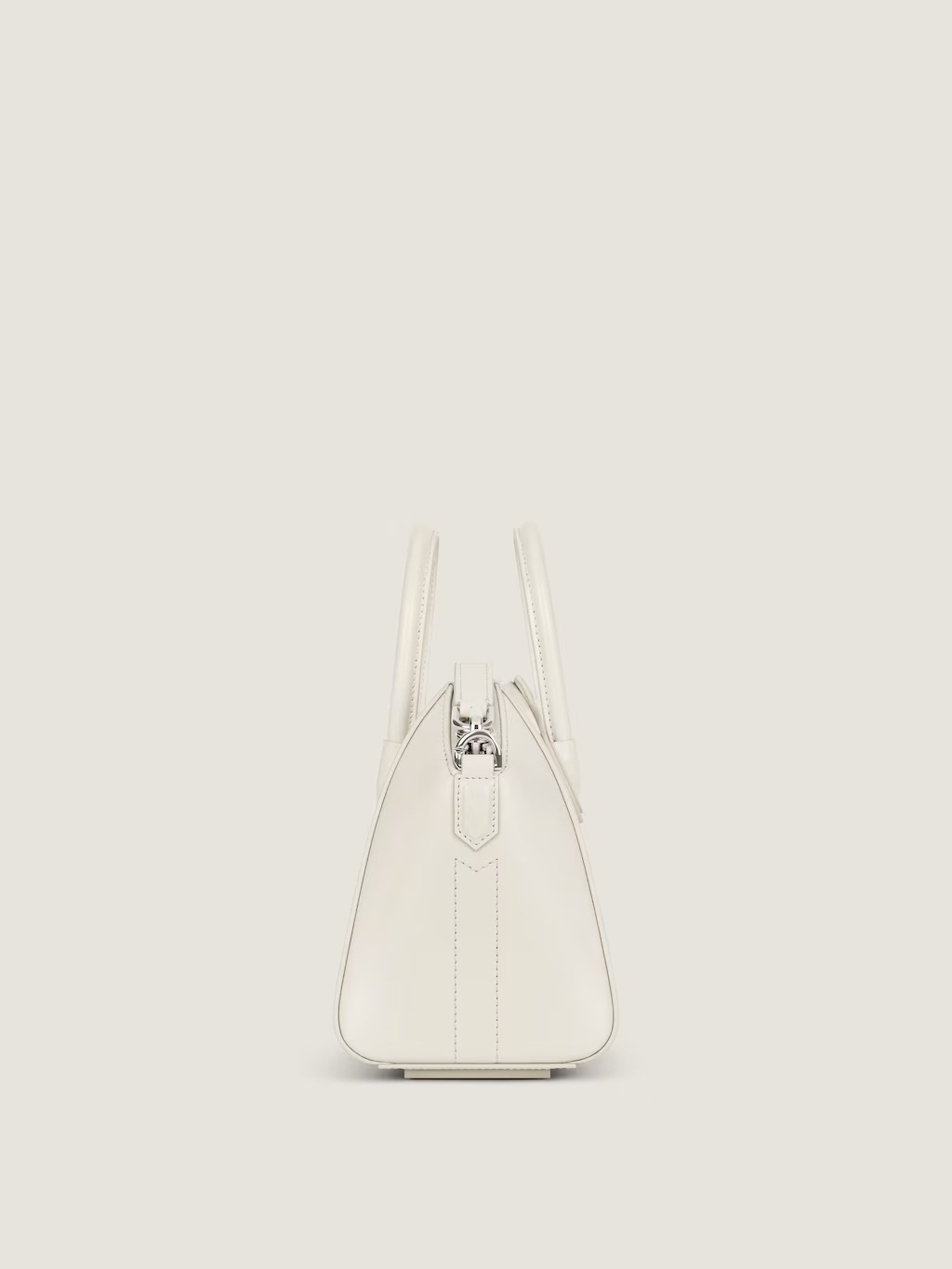 Givenchy Mini Antigona Bag In Box Leather In White