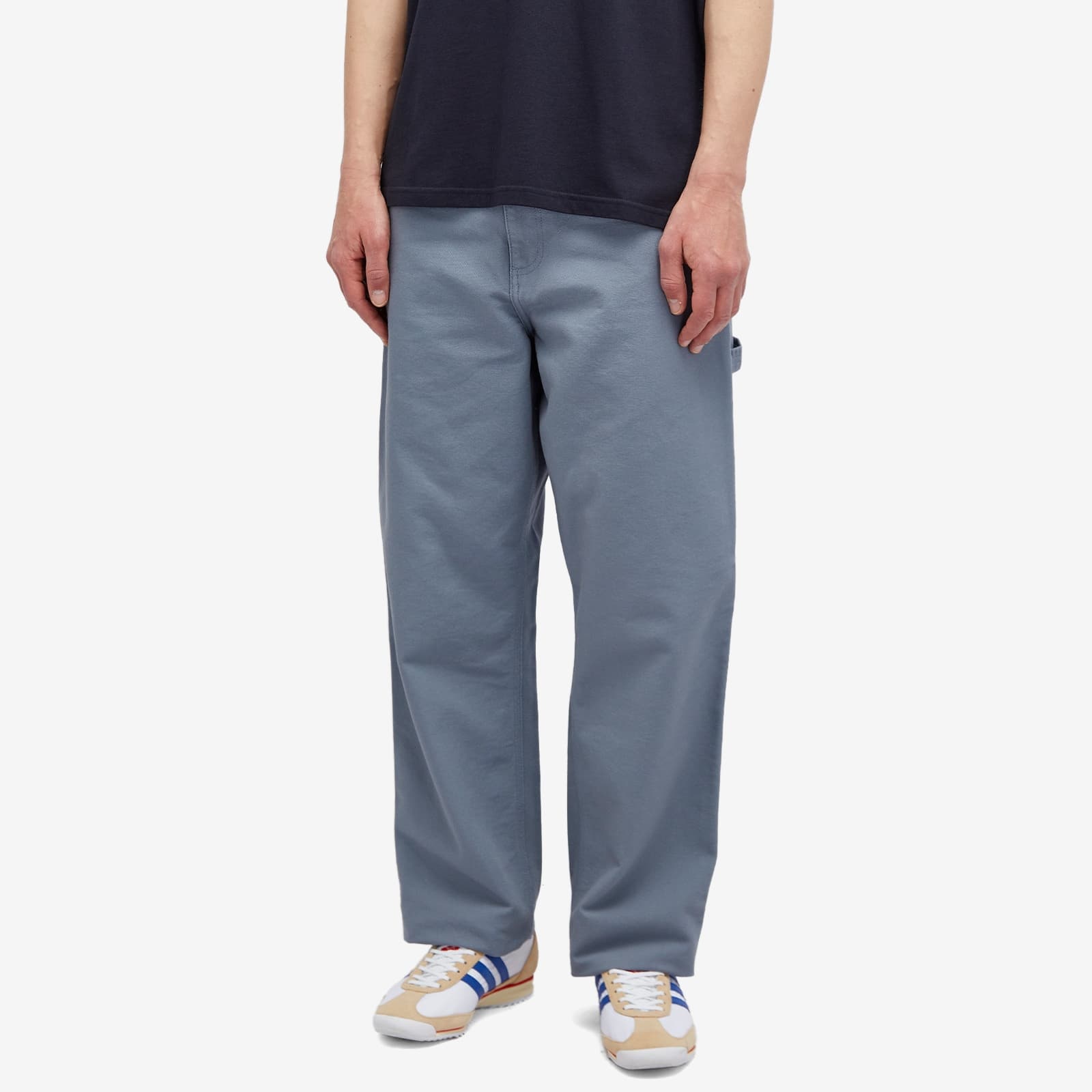Carhartt Belt-loop Casual Pants In Gray