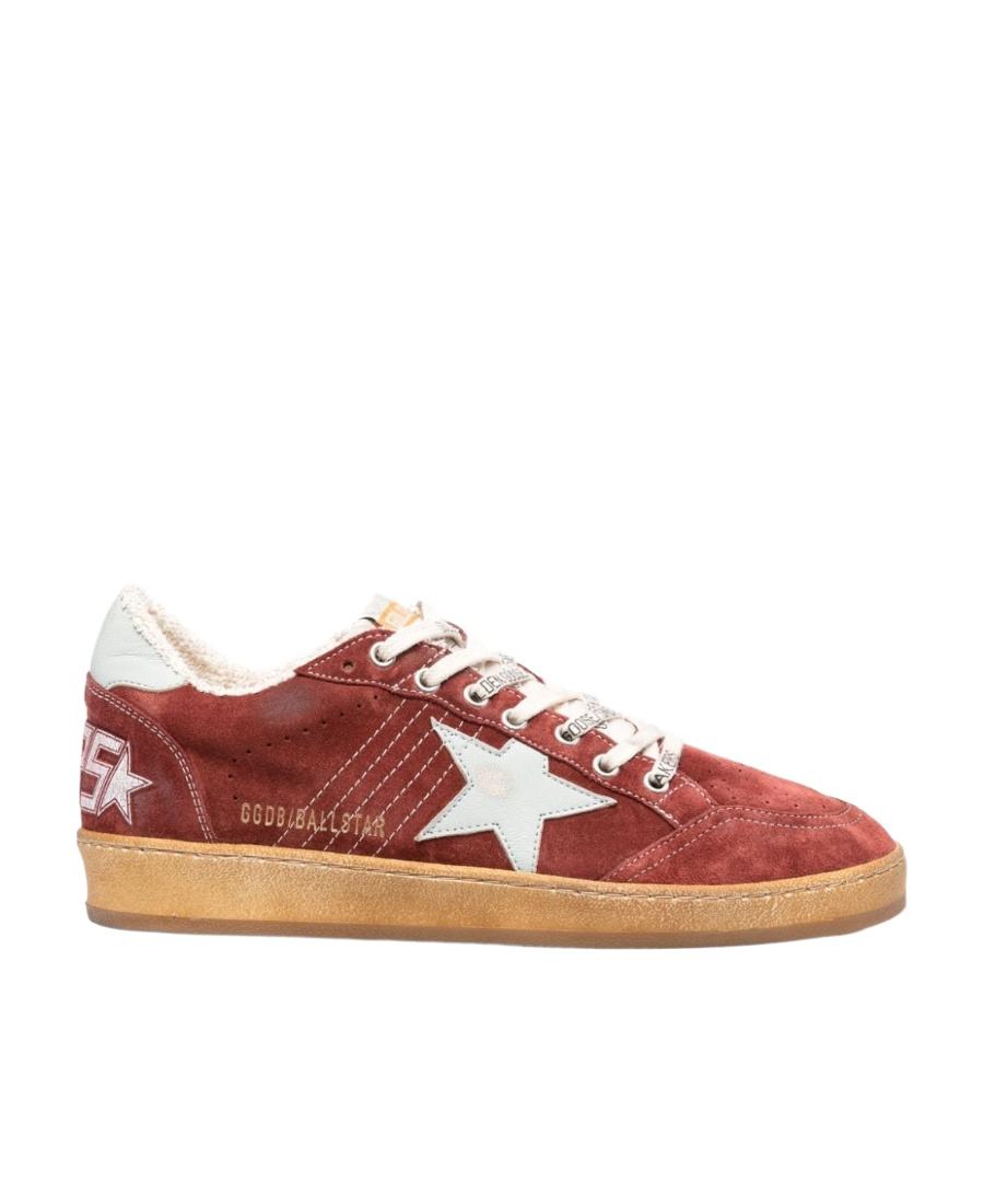 Golden Goose Ballstar Star-patch Sneakers In Brown