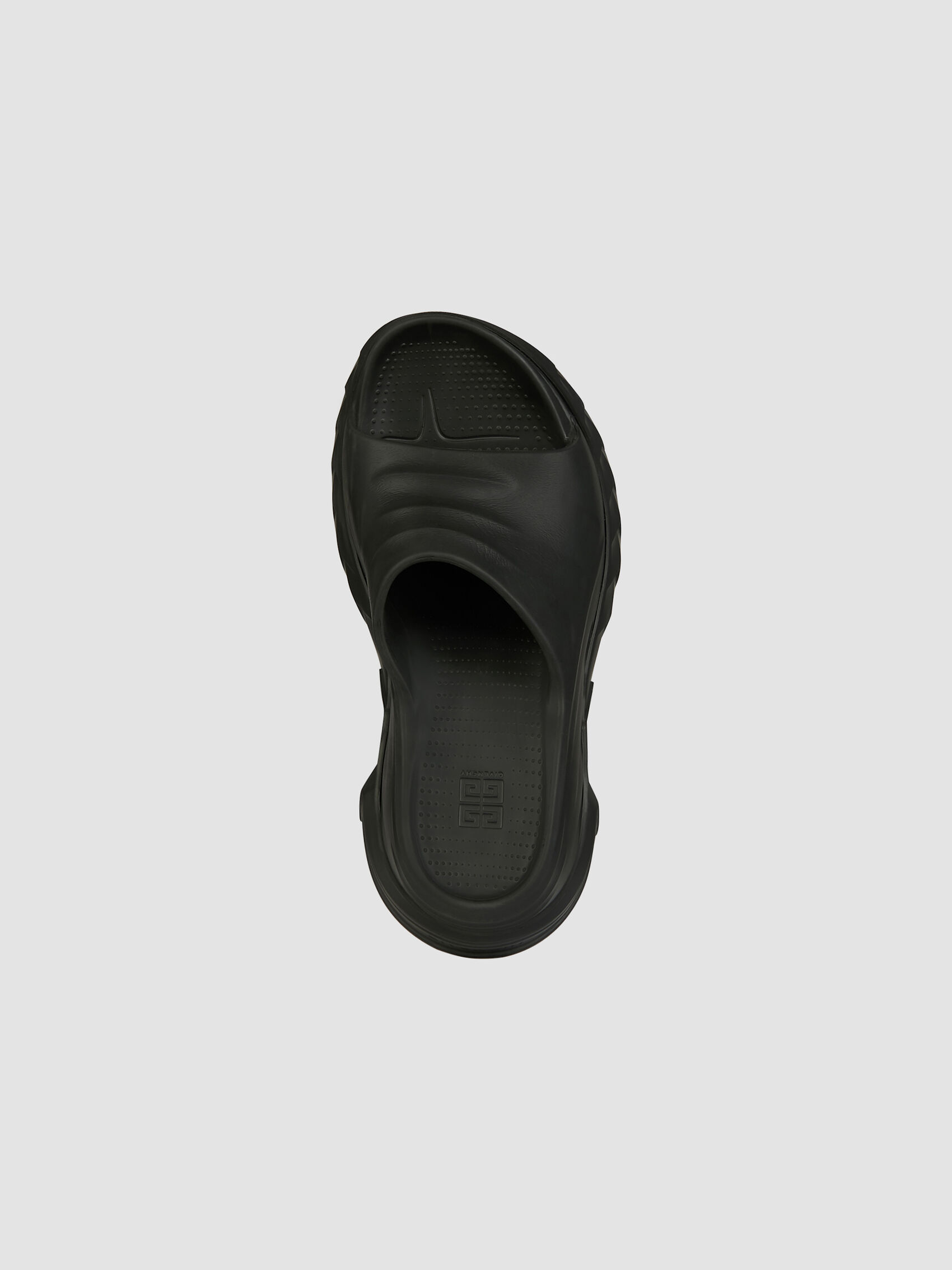 Givenchy Marshmallow 105 Platform Wedge Sandals In Black