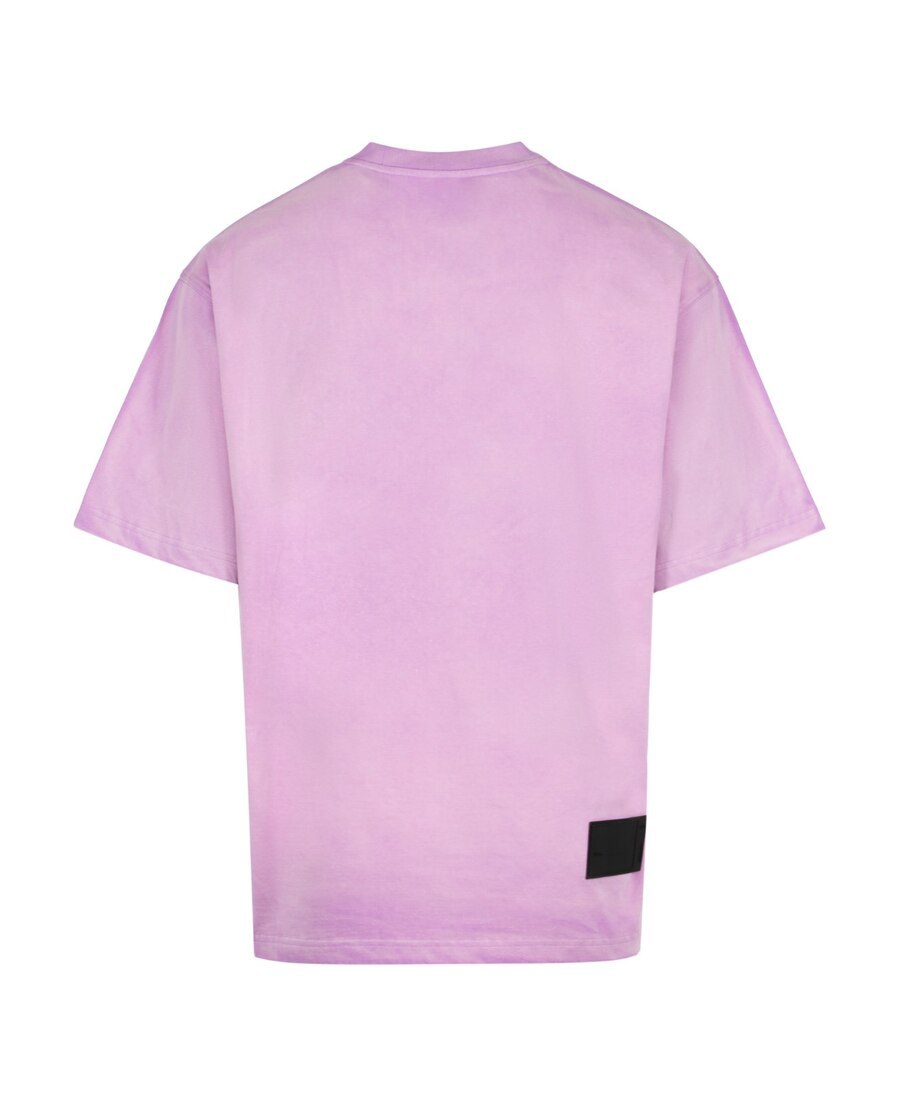 We11 Done Logo-print T-shirt In Purple
