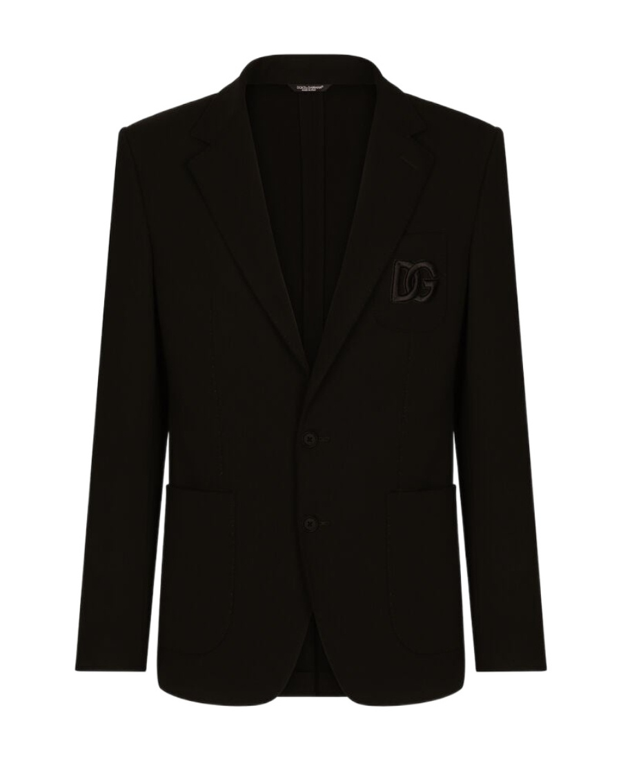 DOLCE & GABBANA DOLCE  GABBANA DG EMBROIDERED SINGLE-BREASTED JACKET