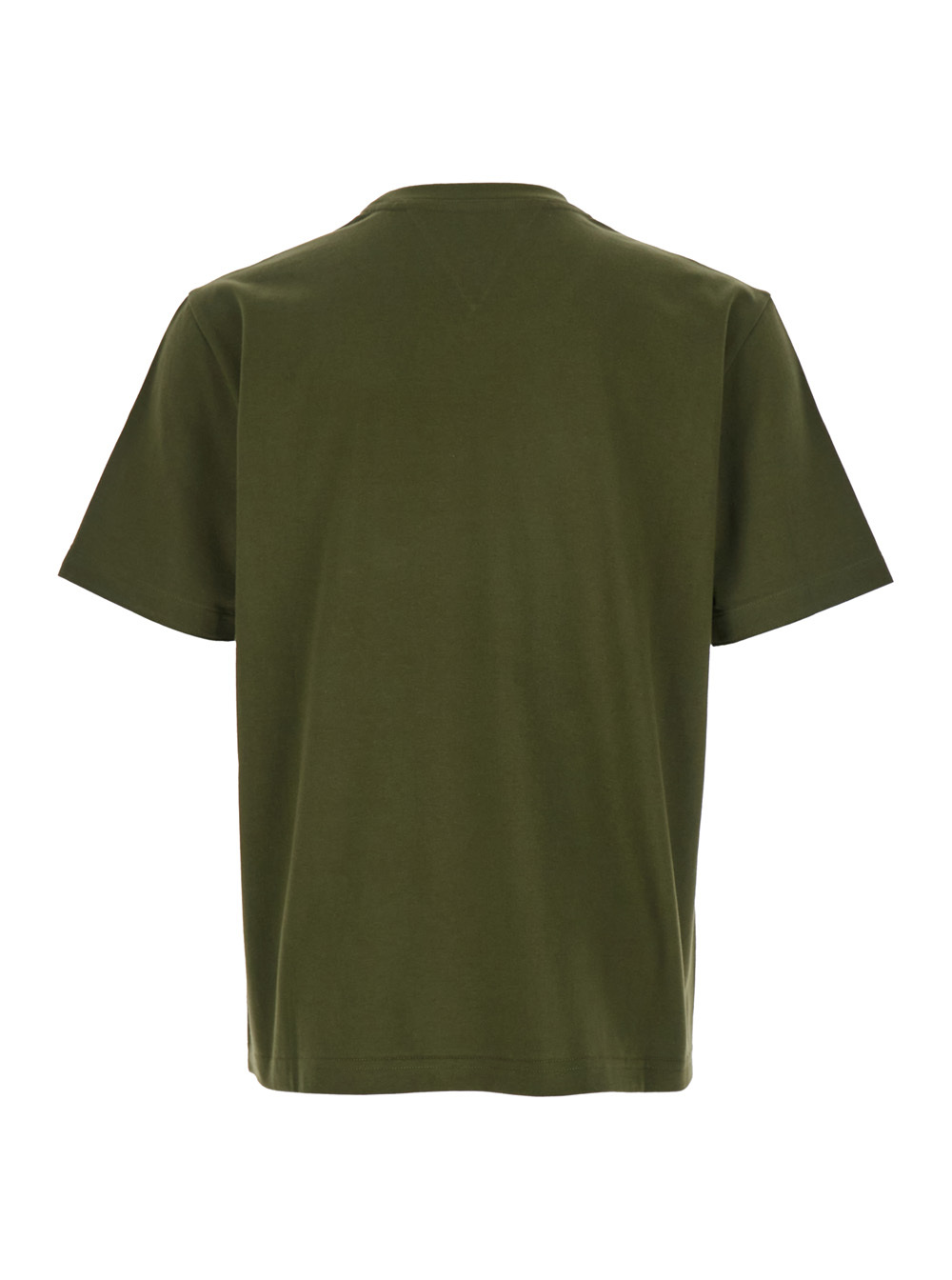 Bottega Veneta Green Crewneck T-shirt With Mushroom Embroidery On The Front In Cotton Man In Green