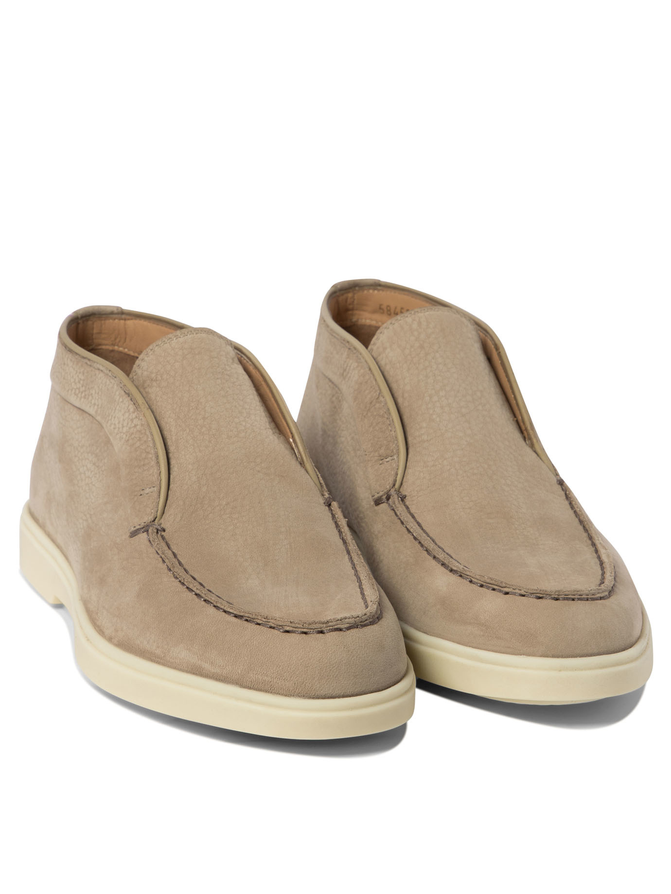 Santoni Women's Desert Boot In Nude