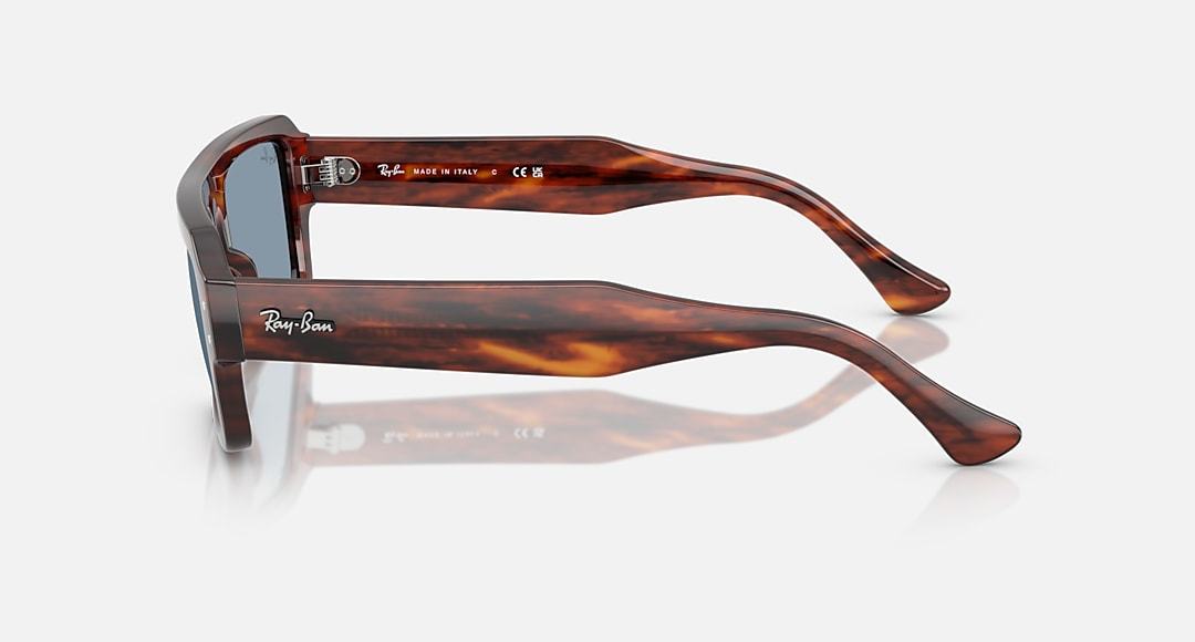 Ray Ban Ray-ban 56mm Rectangular Sunglasses In Blue
