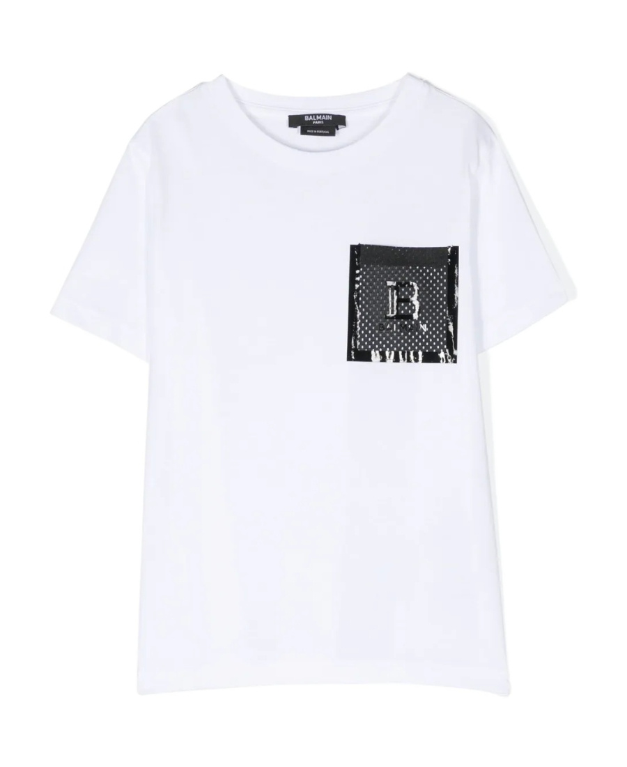 Balmain Logo-print T-shirt In White