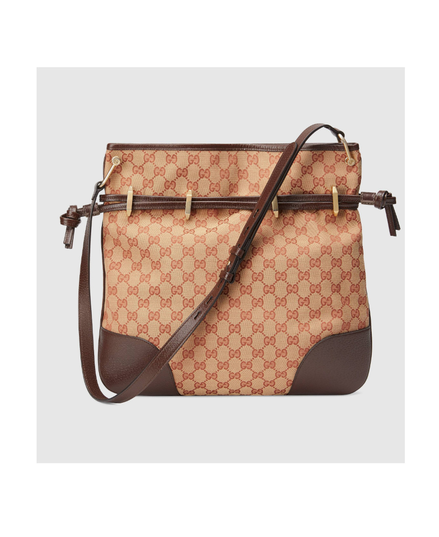 Gucci 1955 Horsebit Messenger Bag In Brown