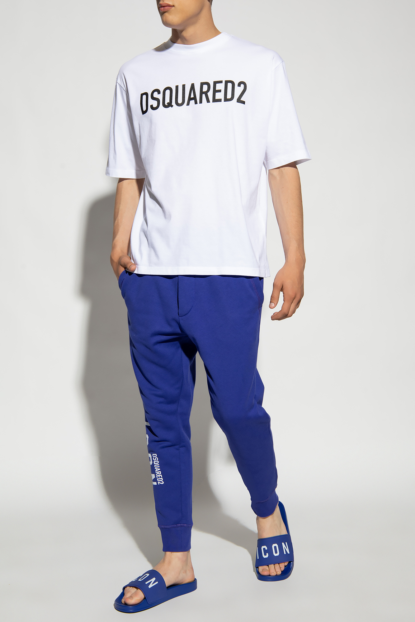 Dsquared2 Dsquared Man T-shirt In White
