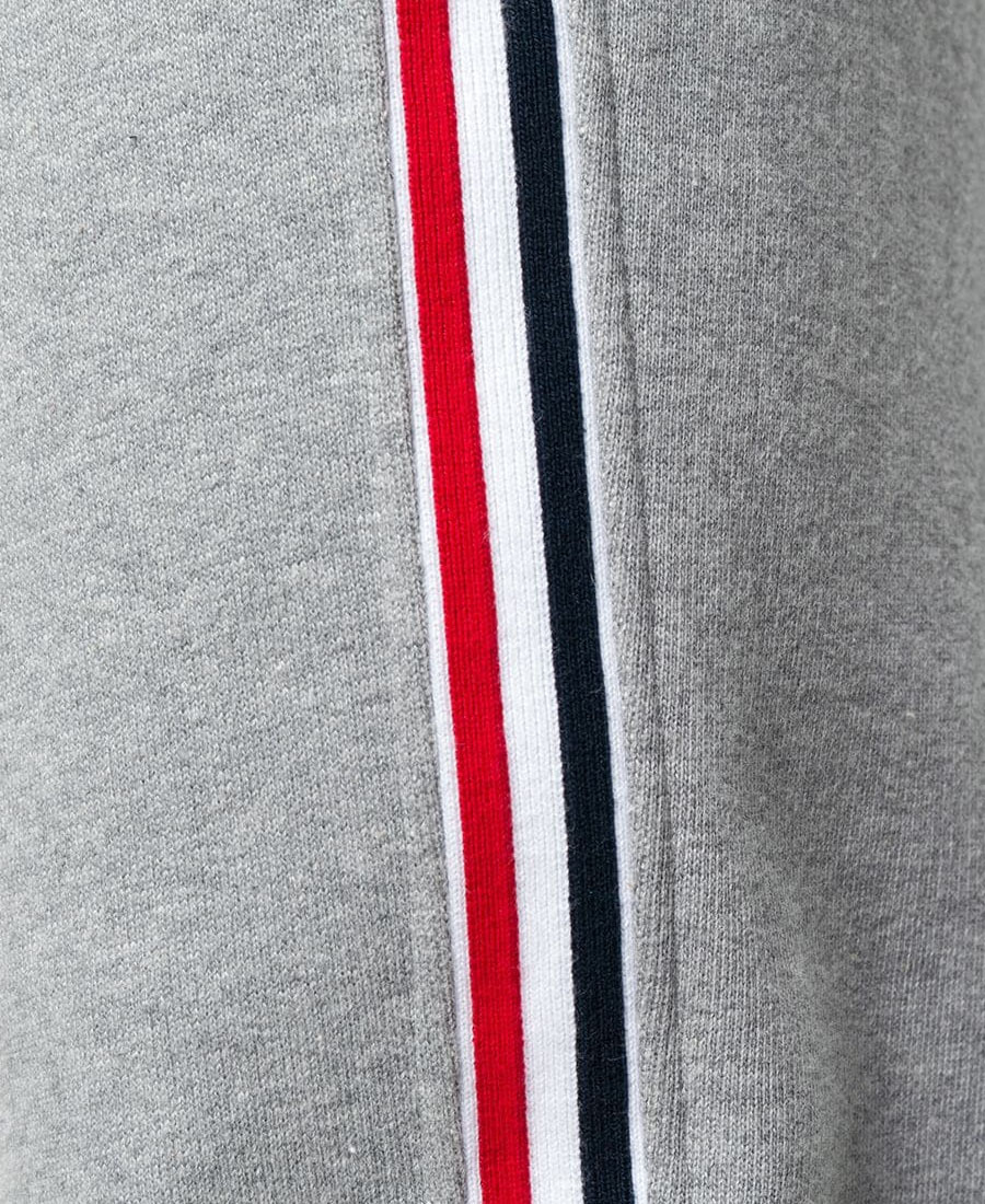 Thom Browne Gray Classic 4-bar Jersey Loopback Sweatpants In Gray