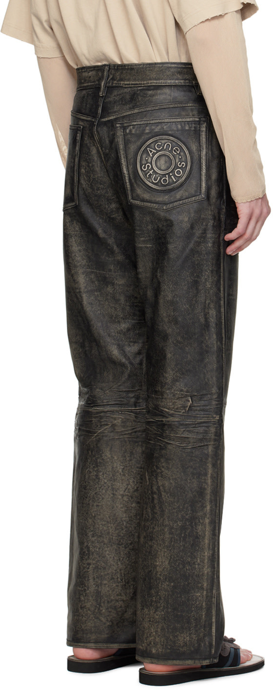 Acne Studios Belt-loop Casual Pants In Black