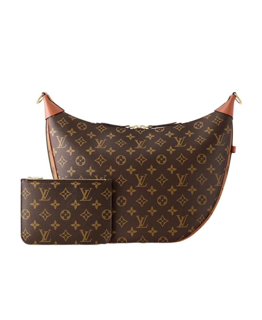 Pre-owned Louis Vuitton Loop Hobo Shoulder Backpack In Brown