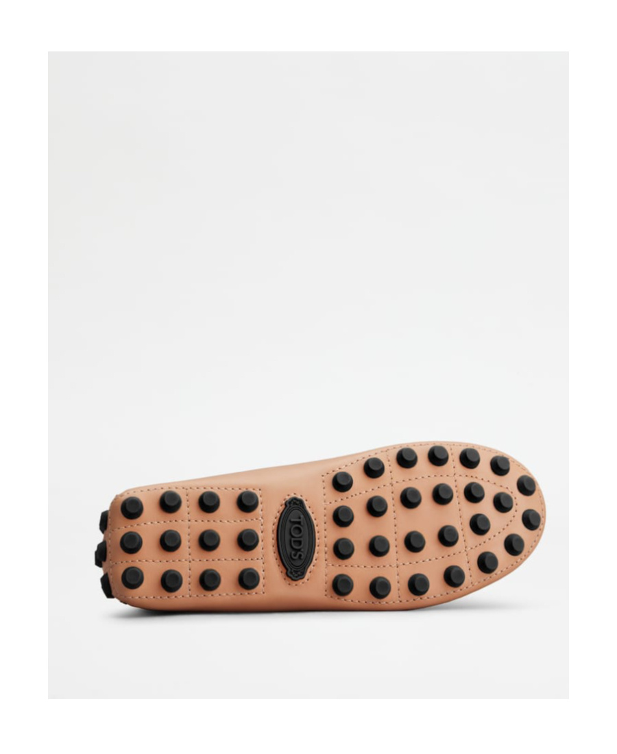 Tod's Gommino Macro 52k Leather Loafers In Pink